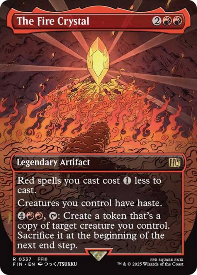 Magic the Gathering Card - The Fire Crystal - MTG Circle
