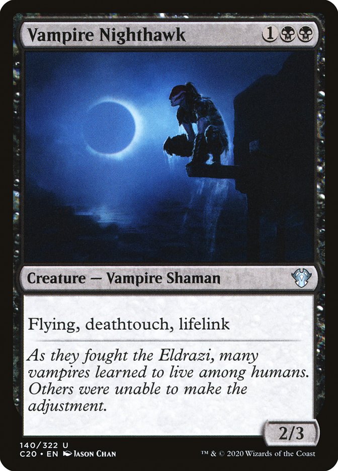 Magic the Gathering Card - Vampire Nighthawk - MTG Circle