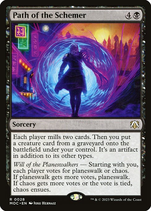 Magic the Gathering Card - Path of the Schemer - MTG Circle