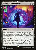 Magic the Gathering Card - Path of the Schemer - MTG Circle