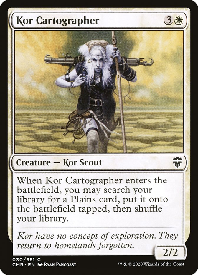 Magic the Gathering Card - Kor Cartographer - MTG Circle