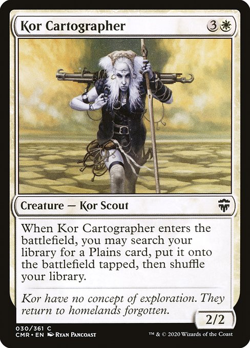 Magic the Gathering Card - Kor Cartographer - MTG Circle