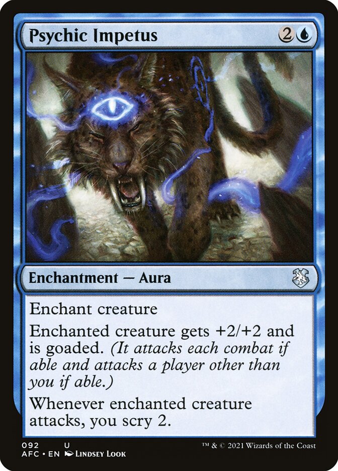Magic the Gathering Card - Psychic Impetus - MTG Circle