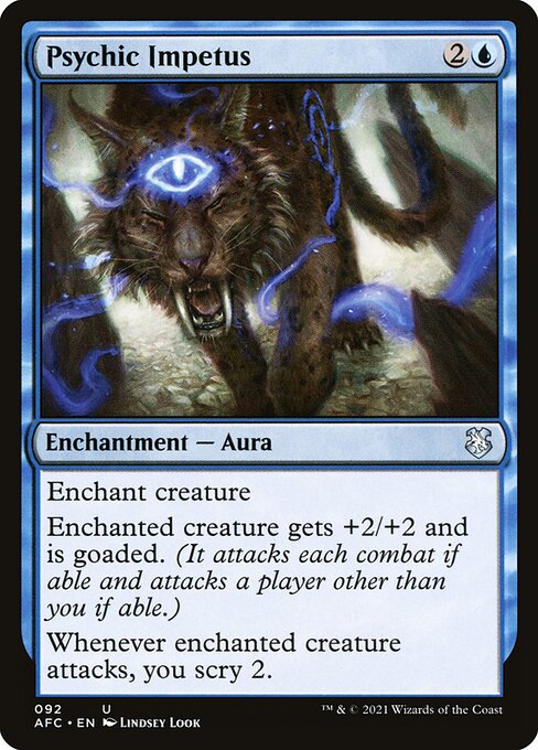 Magic the Gathering Card - Psychic Impetus - MTG Circle