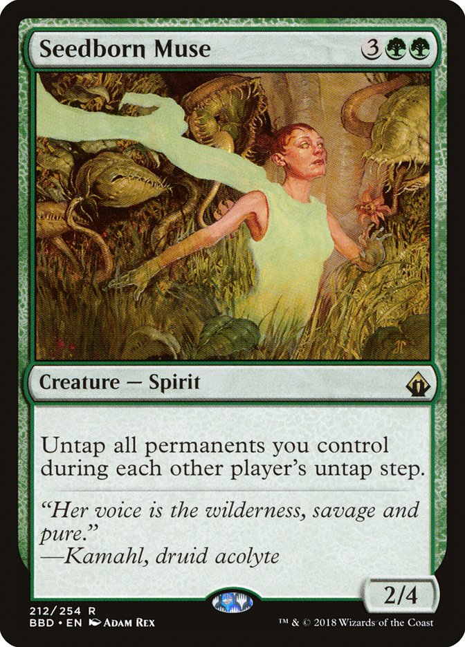 Magic the Gathering Card - Seedborn Muse - MTG Circle