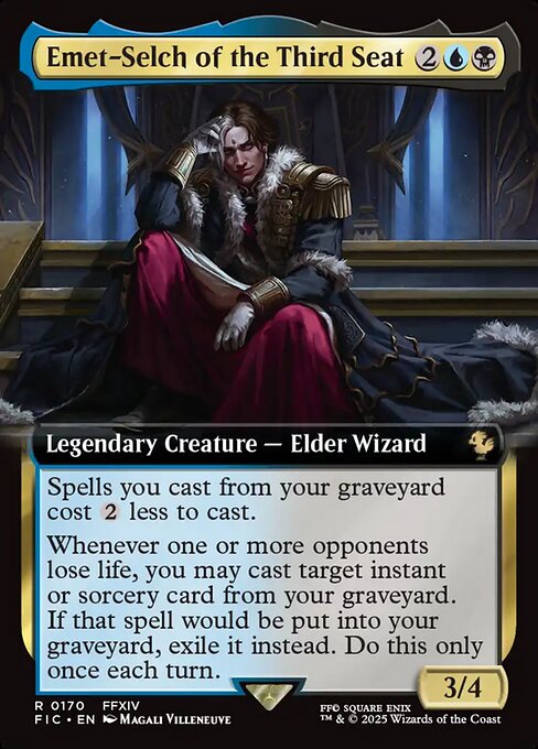 Magic the Gathering Card - Emet-Selch of the Third Seat - MTG Circle