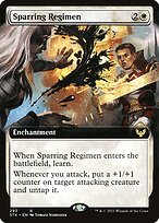Magic the Gathering Card - Sparring Regimen - MTG Circle