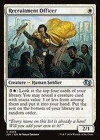 Magic the Gathering Card - Recruitment Officer - MTG Circle