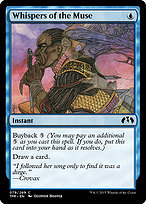 Magic the Gathering Card - Whispers of the Muse - MTG Circle