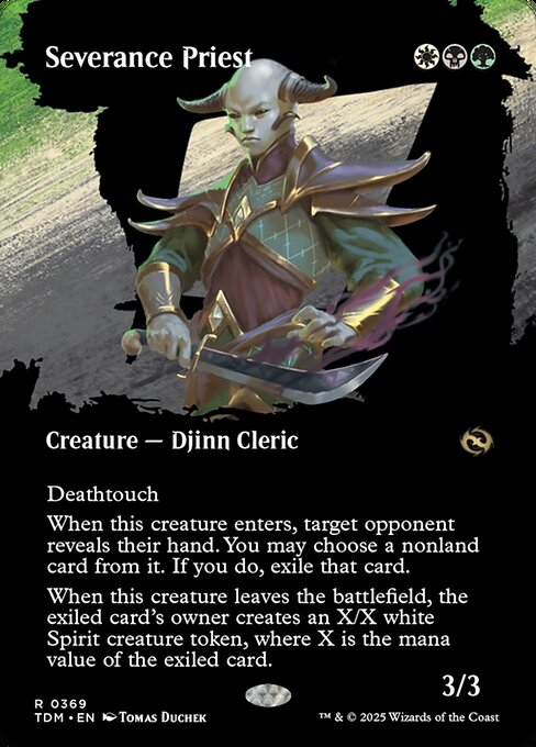 Magic the Gathering Card - Severance Priest - MTG Circle