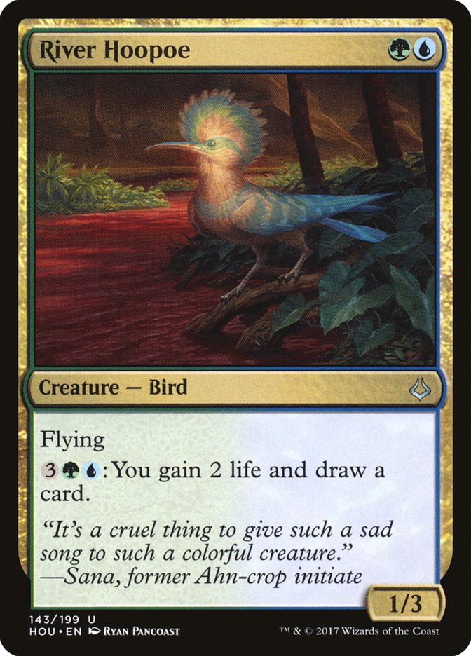 Magic the Gathering Card - River Hoopoe - MTG Circle