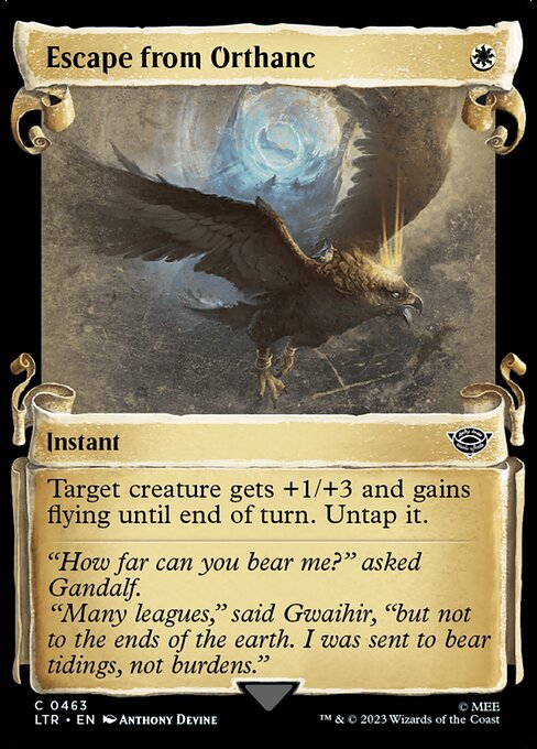 Magic the Gathering Card - Escape from Orthanc - MTG Circle