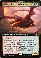 Magic the Gathering Card - Klauth, Unrivaled Ancient - MTG Circle