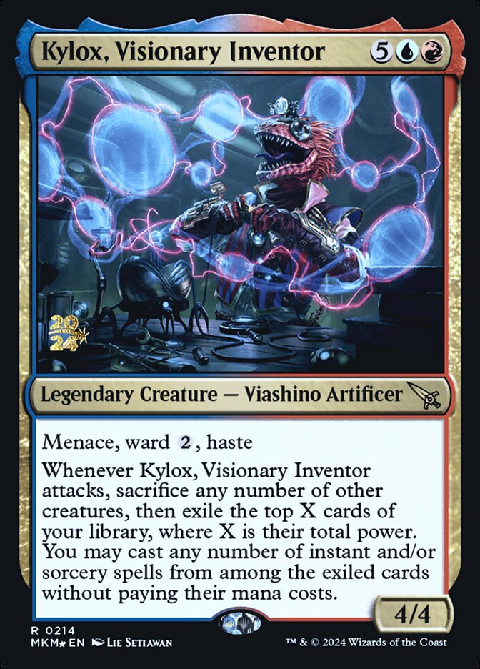 Magic the Gathering Card - Kylox, Visionary Inventor - MTG Circle
