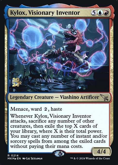 Magic the Gathering Card - Kylox, Visionary Inventor - MTG Circle