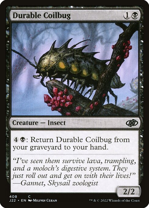 Magic the Gathering Card - Durable Coilbug - MTG Circle