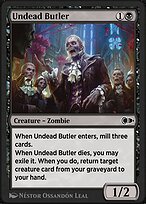 Magic the Gathering Card - Undead Butler - MTG Circle