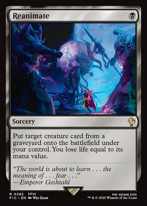 Magic the Gathering Card - Reanimate - MTG Circle