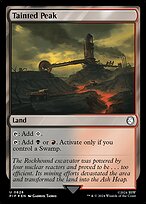 Magic the Gathering Card - Tainted Peak - MTG Circle