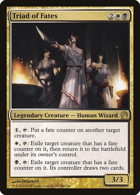Magic the Gathering Card - Triad of Fates - MTG Circle