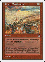 Magic the Gathering Card - Desert Sandstorm - MTG Circle