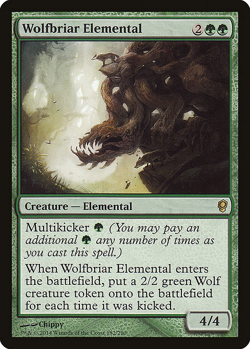 Magic the Gathering Card - Wolfbriar Elemental - MTG Circle