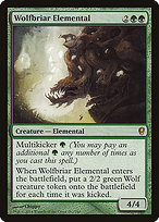 Magic the Gathering Card - Wolfbriar Elemental - MTG Circle