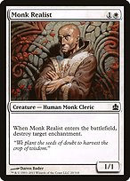 Magic the Gathering Card - Monk Realist - MTG Circle