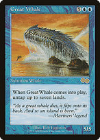 Magic the Gathering Card - Great Whale - MTG Circle