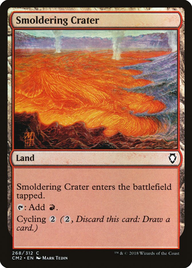 Magic the Gathering Card - Smoldering Crater - MTG Circle