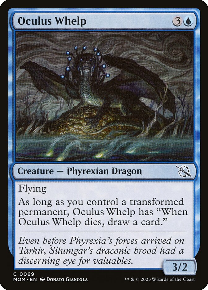 Magic the Gathering Card - Oculus Whelp - MTG Circle