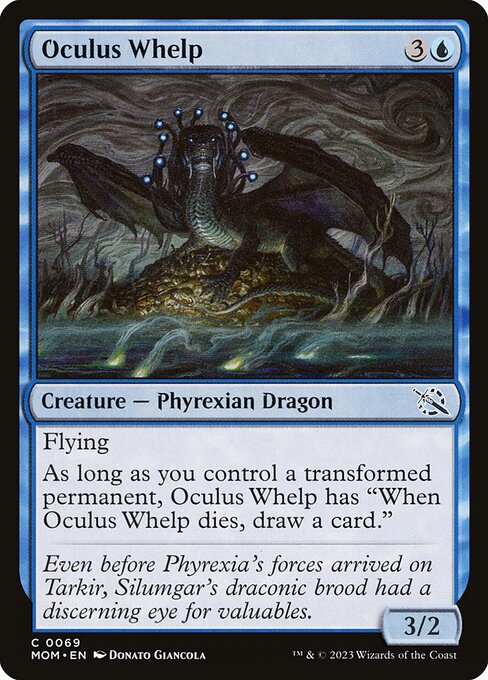 Magic the Gathering Card - Oculus Whelp - MTG Circle