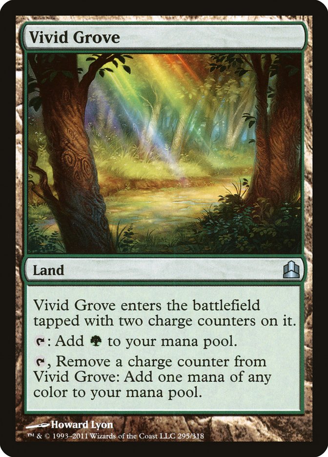 Magic the Gathering Card - Vivid Grove - MTG Circle