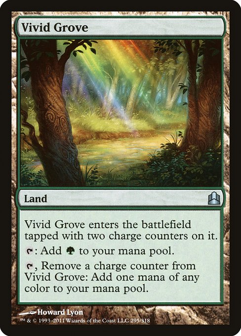 Magic the Gathering Card - Vivid Grove - MTG Circle