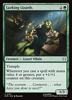 Magic the Gathering Card - Lurking Lizards - MTG Circle