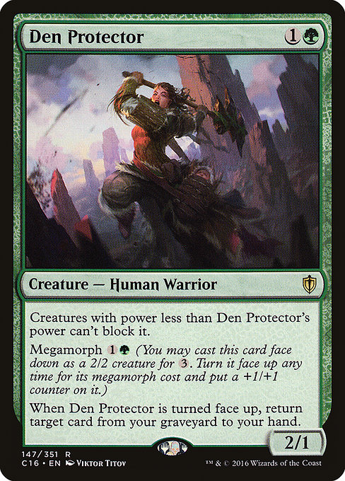Magic the Gathering Card - Den Protector - MTG Circle