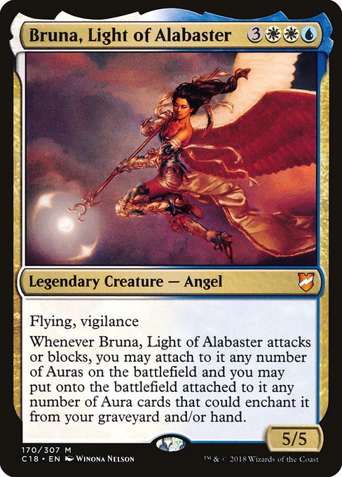 Magic the Gathering Card - Bruna, Light of Alabaster - MTG Circle
