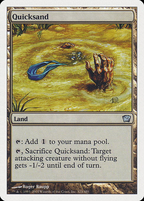 Magic the Gathering Card - Quicksand - MTG Circle