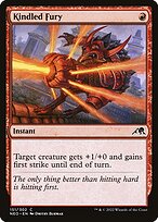 Magic the Gathering Card - Kindled Fury - MTG Circle