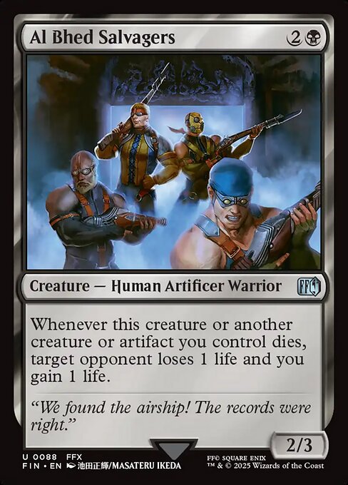 Magic the Gathering Card - Al Bhed Salvagers - MTG Circle