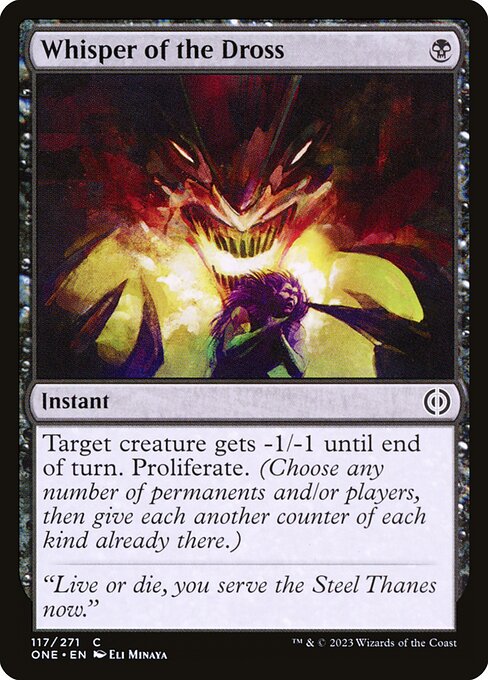 Magic the Gathering Card - Whisper of the Dross - MTG Circle
