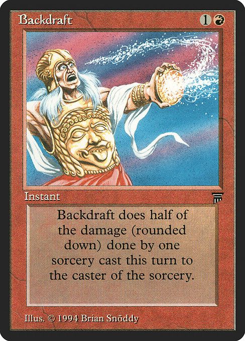 Magic the Gathering Card - Backdraft - MTG Circle