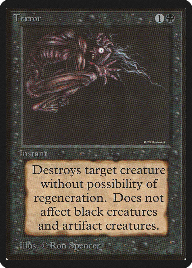 Magic the Gathering Card - Terror - MTG Circle