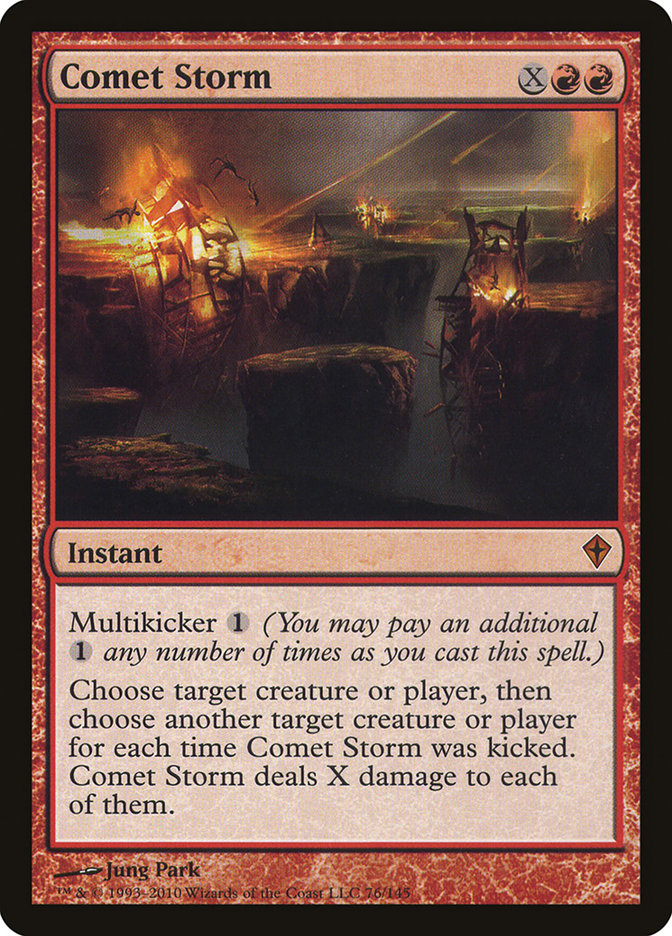 Magic the Gathering Card - Comet Storm - MTG Circle