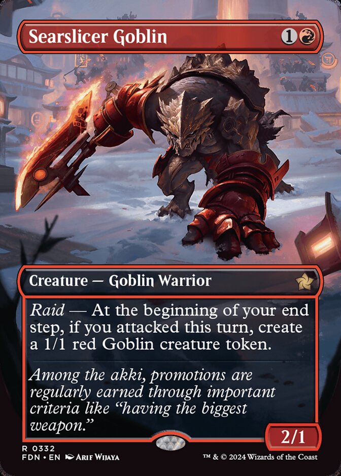 Magic the Gathering Card - Searslicer Goblin - MTG Circle