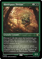 Magic the Gathering Card - Bloodspore Thrinax - MTG Circle