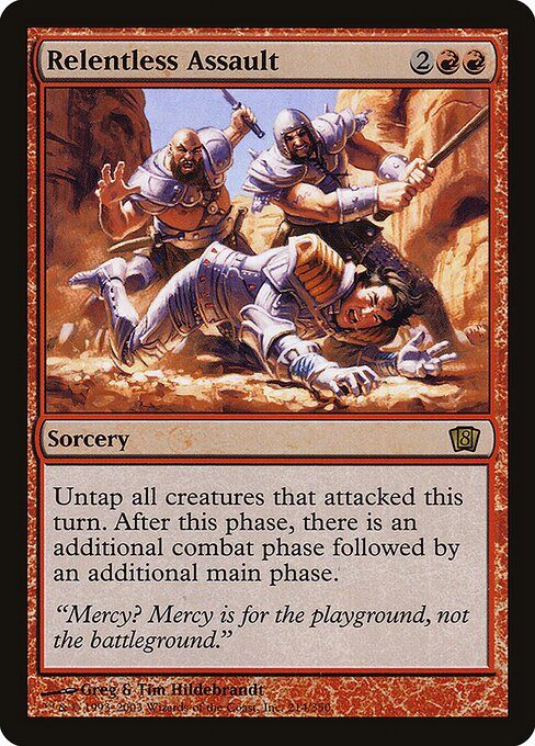 Magic the Gathering Card - Relentless Assault - MTG Circle