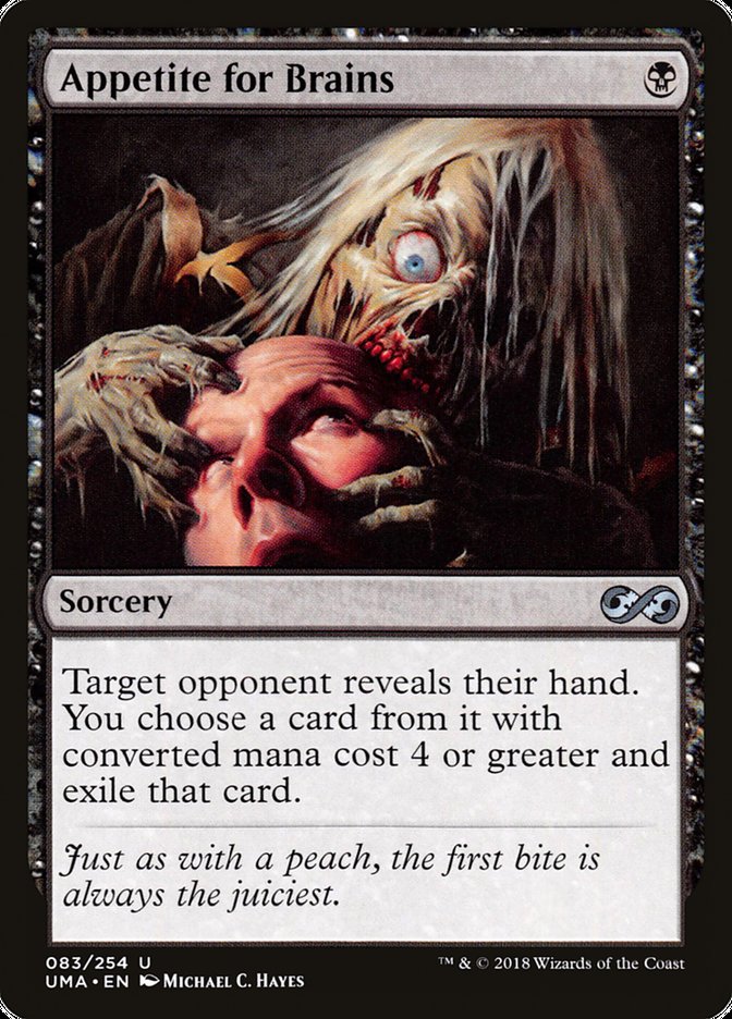 Magic the Gathering Card - Appetite for Brains - MTG Circle