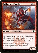 Magic the Gathering Card - Spikewheel Acrobat - MTG Circle