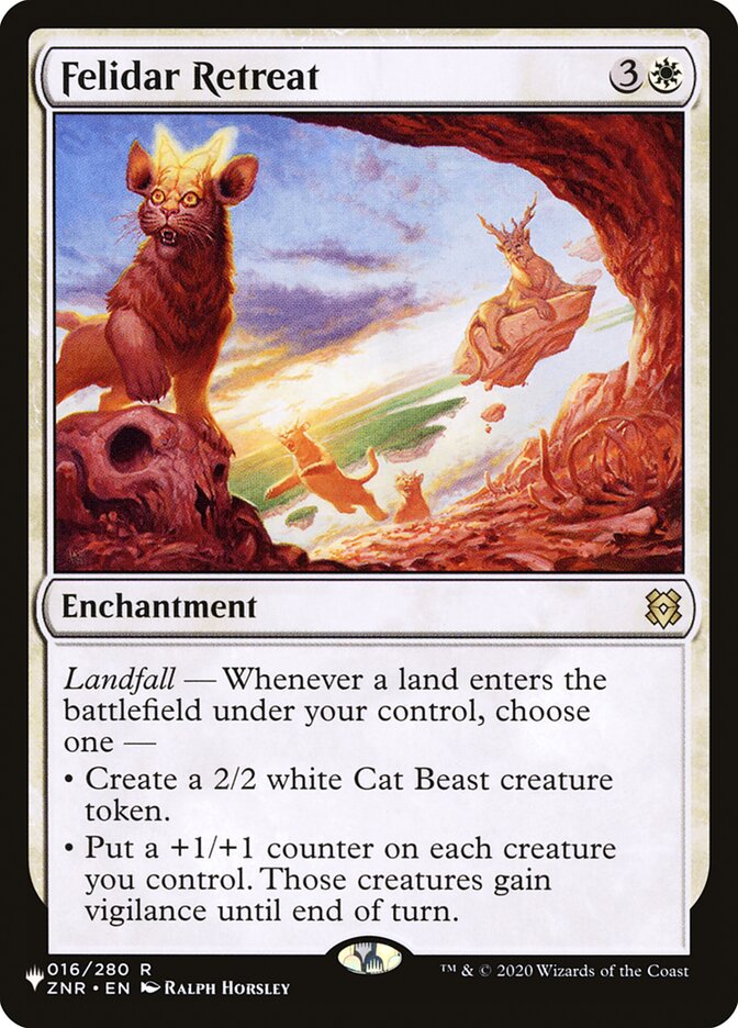 Magic the Gathering Card - Felidar Retreat - MTG Circle